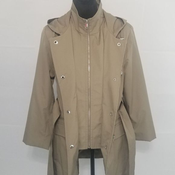 Women's TOWER by London Fog Hooded Lightweight Rain Jacket.  Size M. #282 - Picture 3 of 13